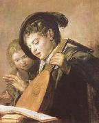 Frans Hals Two Singing Boys (mk08) France oil painting reproduction